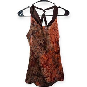 Charlotte Russe Vintage 90s Y2K Women's Boho Earthy Halter Style Top size Medium